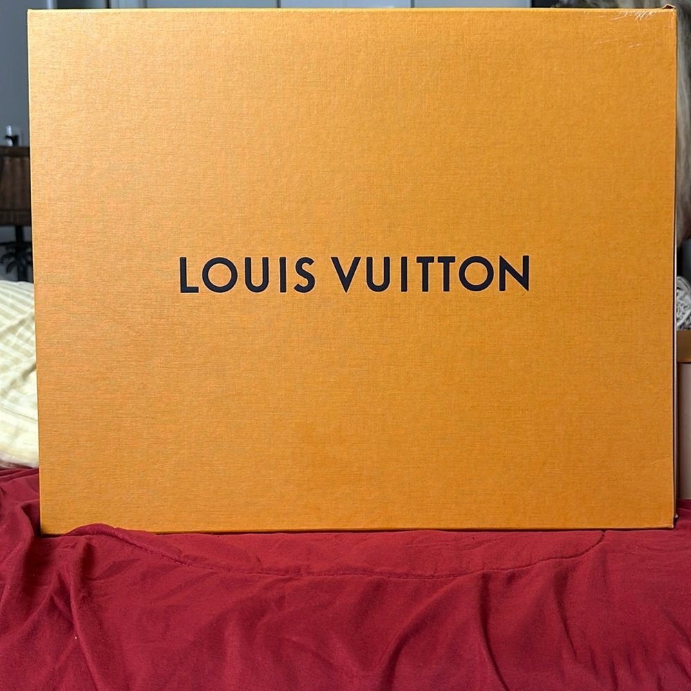 Louis Vuitton storage box small damage, but workable